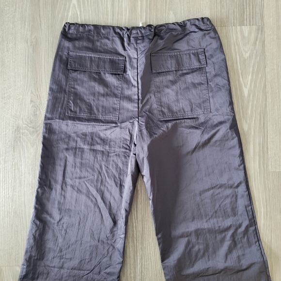 NWT Princess Polly Harran Parachute Pants In Charcoal Grey - Picture 6 of 8